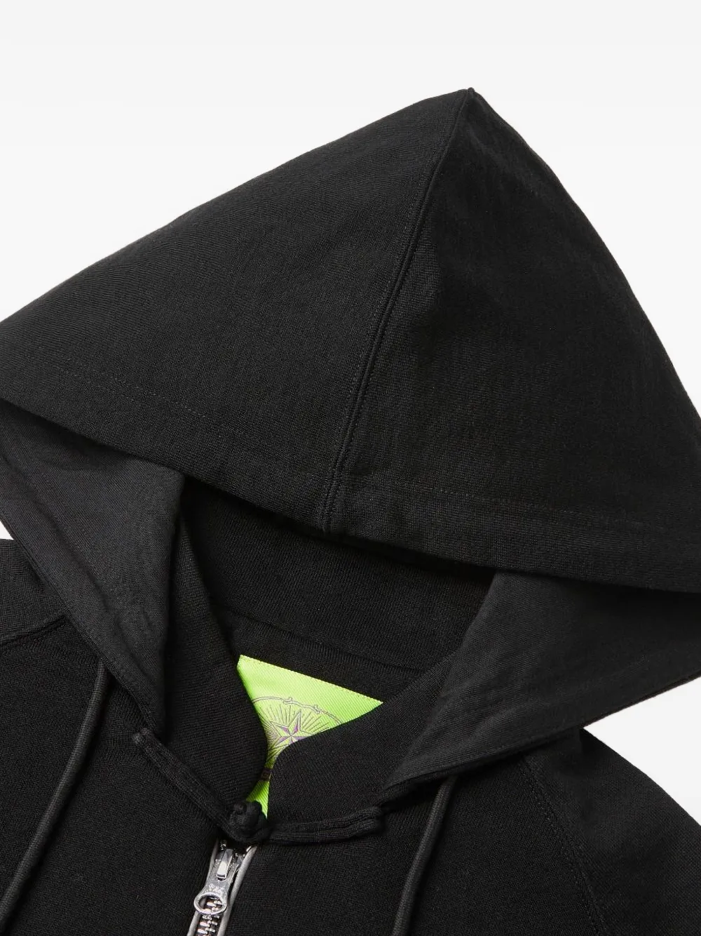 Shanghai Tang Hoodie met logodetail Zwart