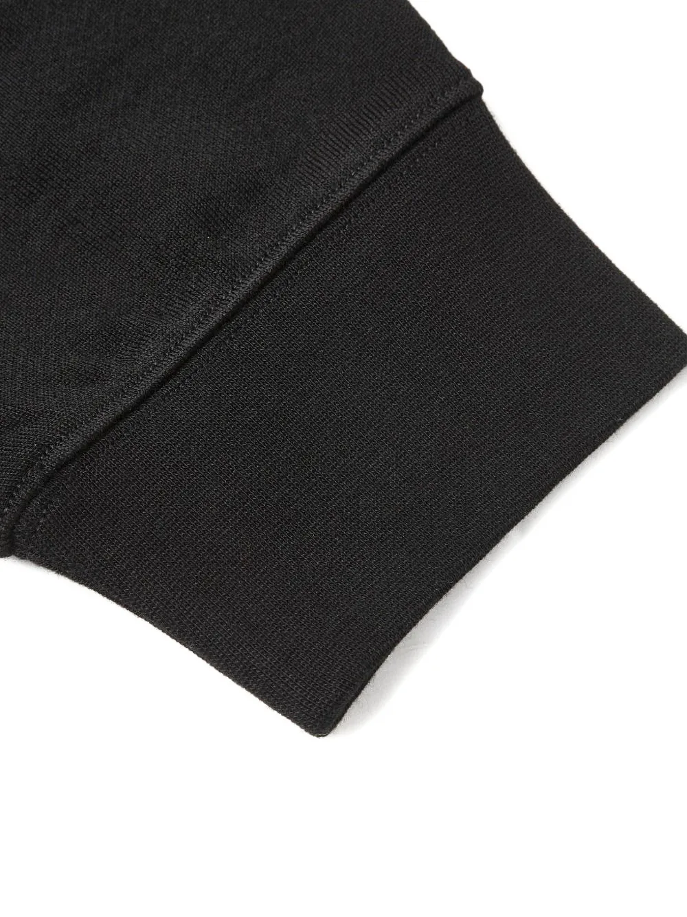 Shanghai Tang Hoodie met logodetail Zwart