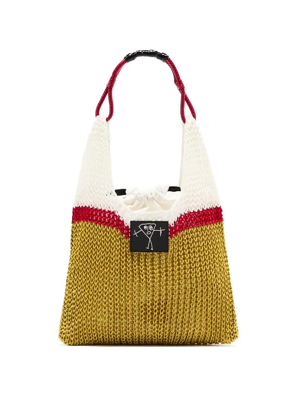 Plan C linen tote bag - Giallo