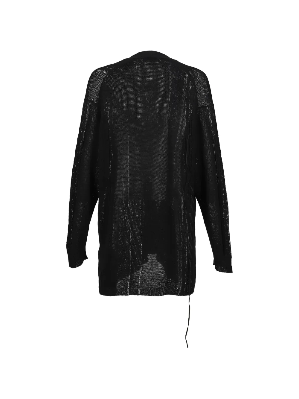 Yohji Yamamoto Gebreid vest Zwart