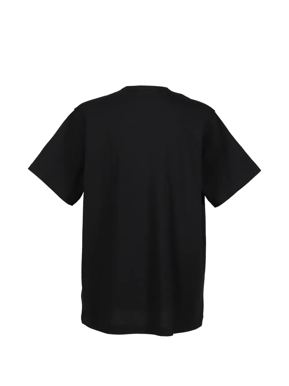 Yohji Yamamoto T-shirt met grafische print Zwart