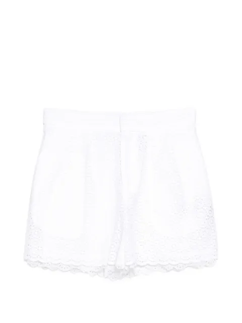 Dice Kayek perforated-design shorts