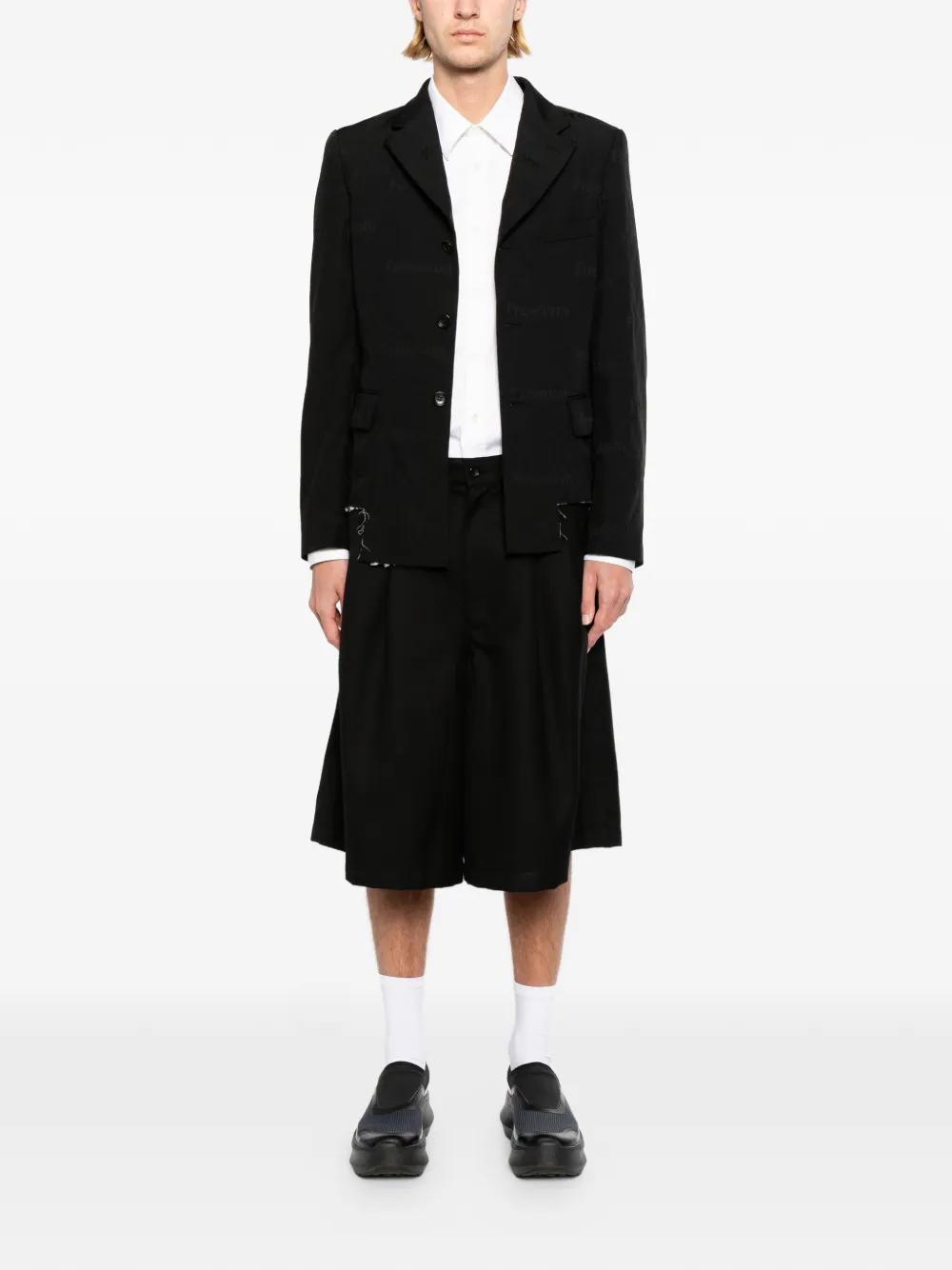 Black Comme Des Garçons アシンメトリー ジャケット | ブラック