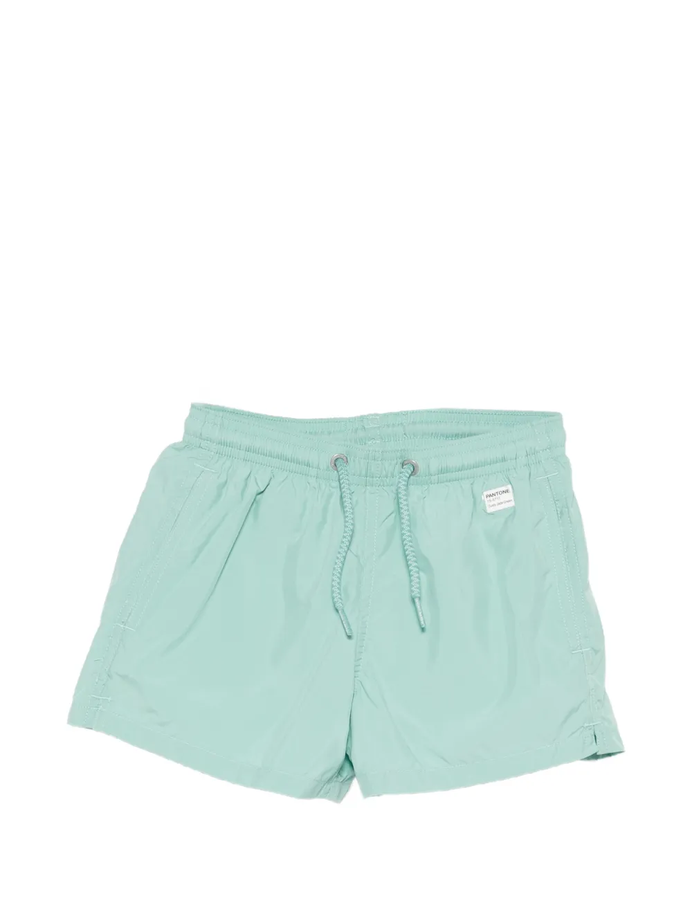 MC2 Saint Barth Kids Jean Lighting drawstring pocket swimsuit - Verde