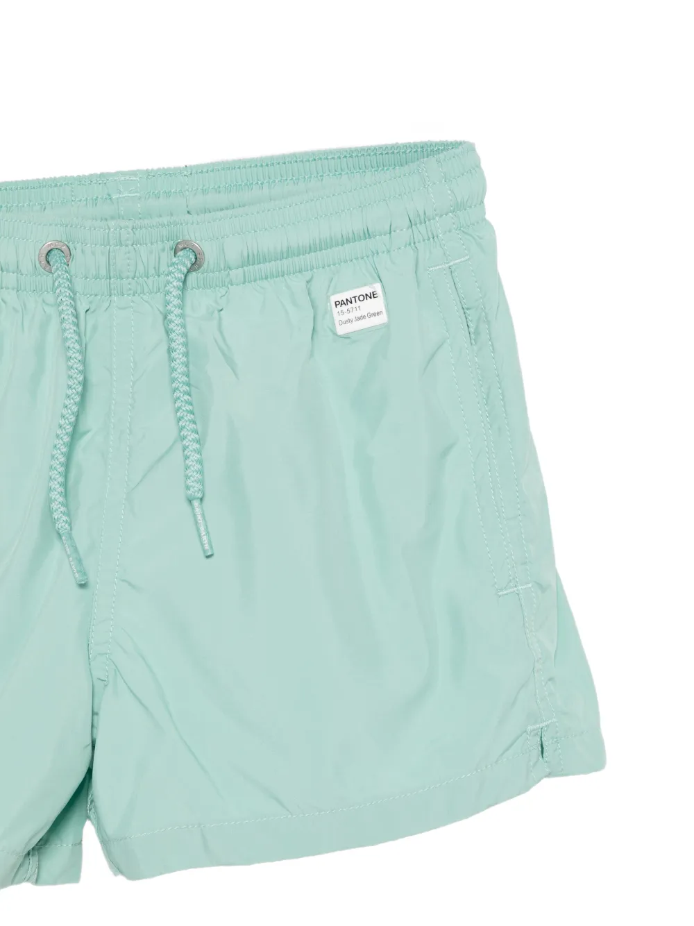  Mc2 Saint Barth Kids Jean Lighting Drawstring Pocket Swimsuit - Green 