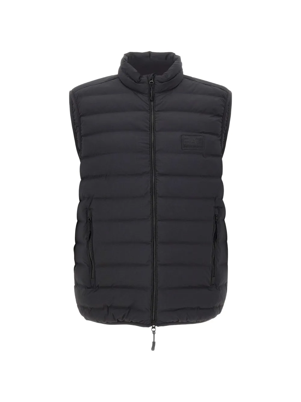 Ea7 Emporio Armani quilted zip vest - Nero