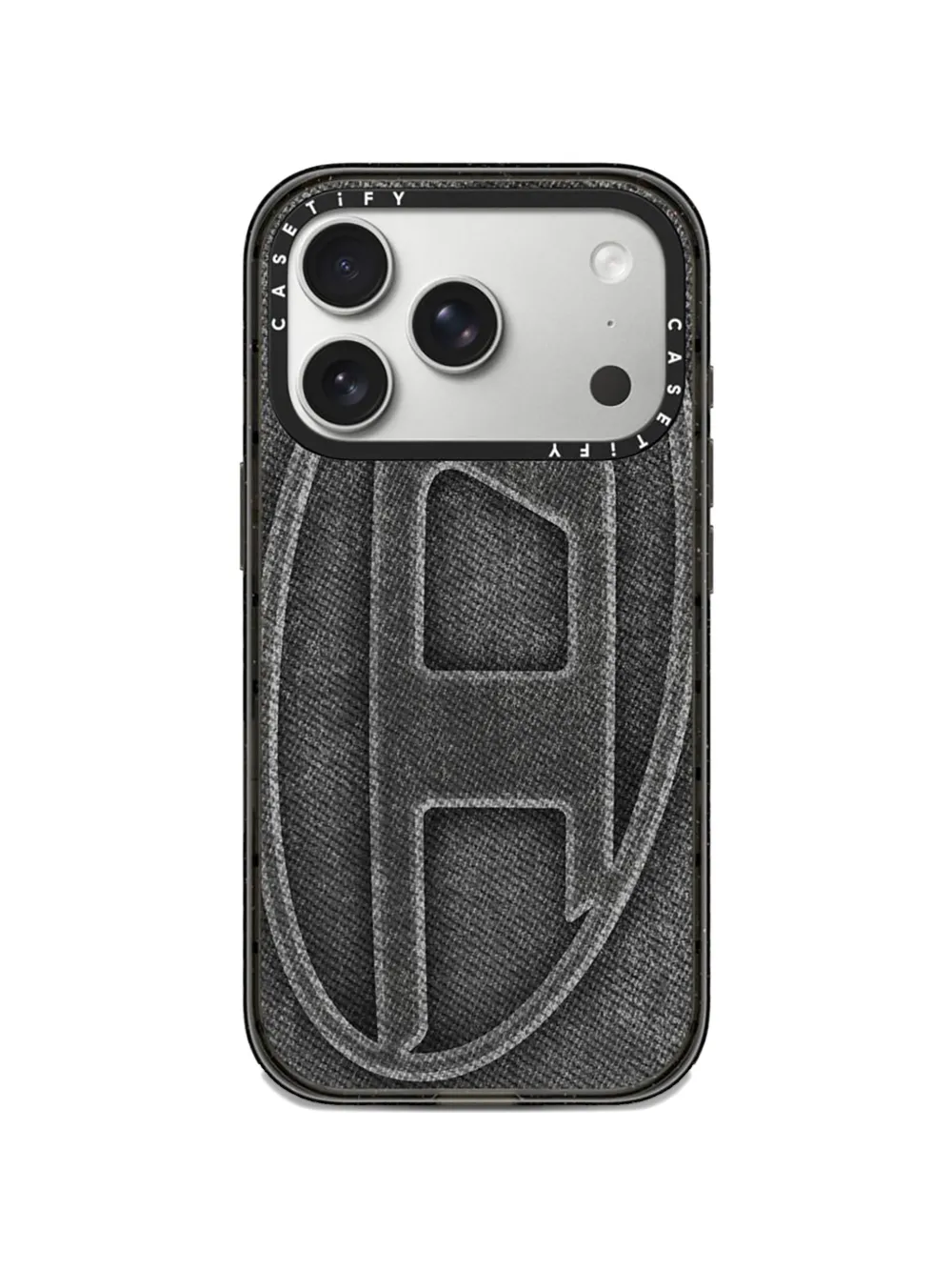 Diesel x CASETiFY denim-effect iPhone 17 Pro case - Nero