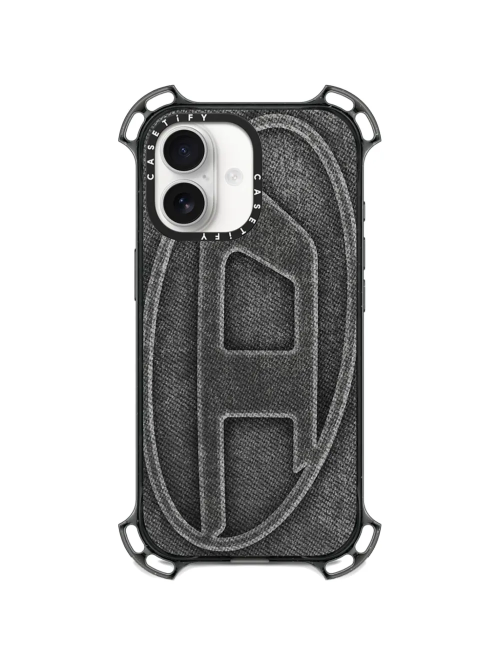 Diesel x CASETiFY Oval D iPhone 17 case - Grigio