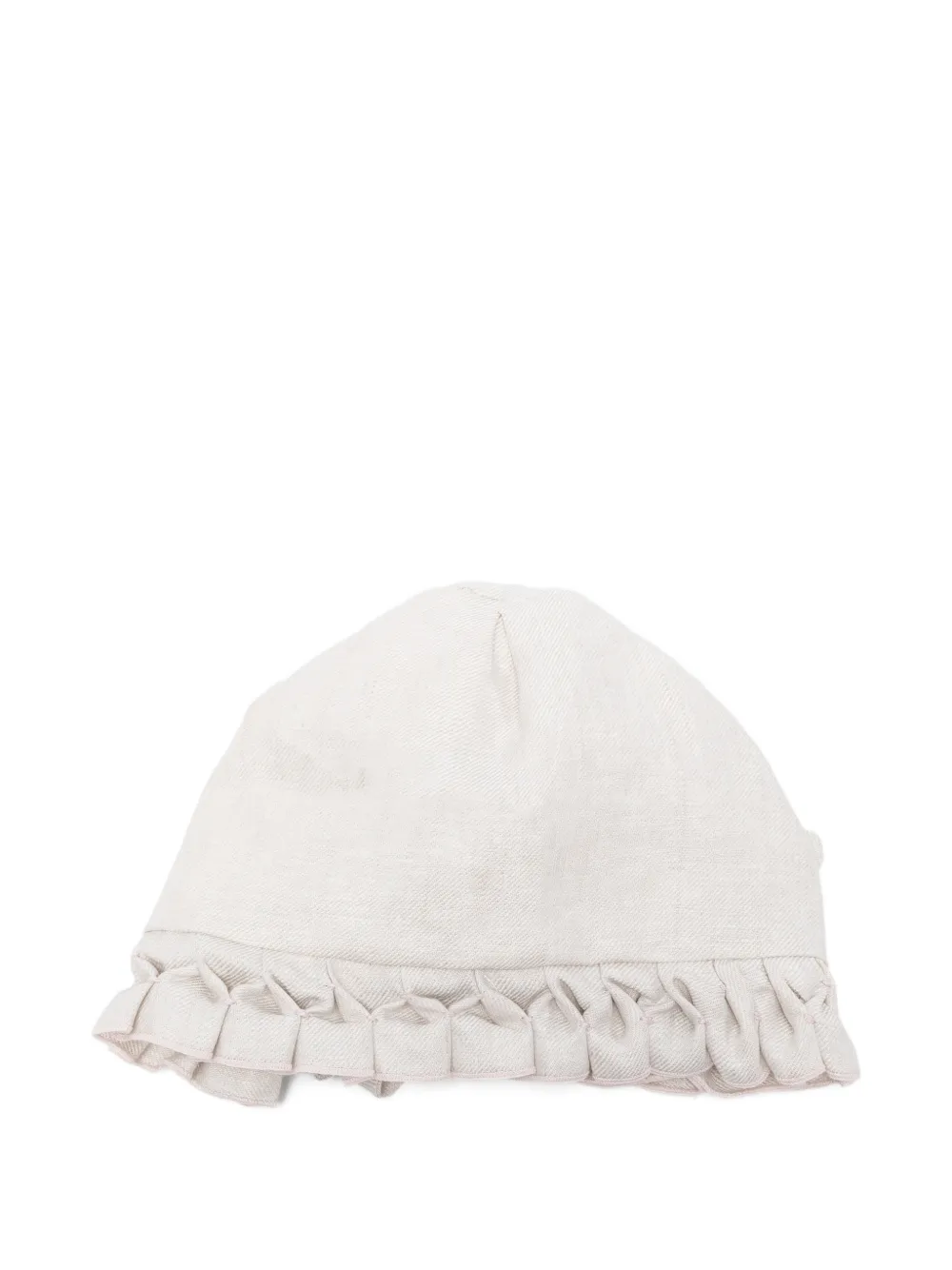 La Stupenderia ruffled hat - Toni neutri