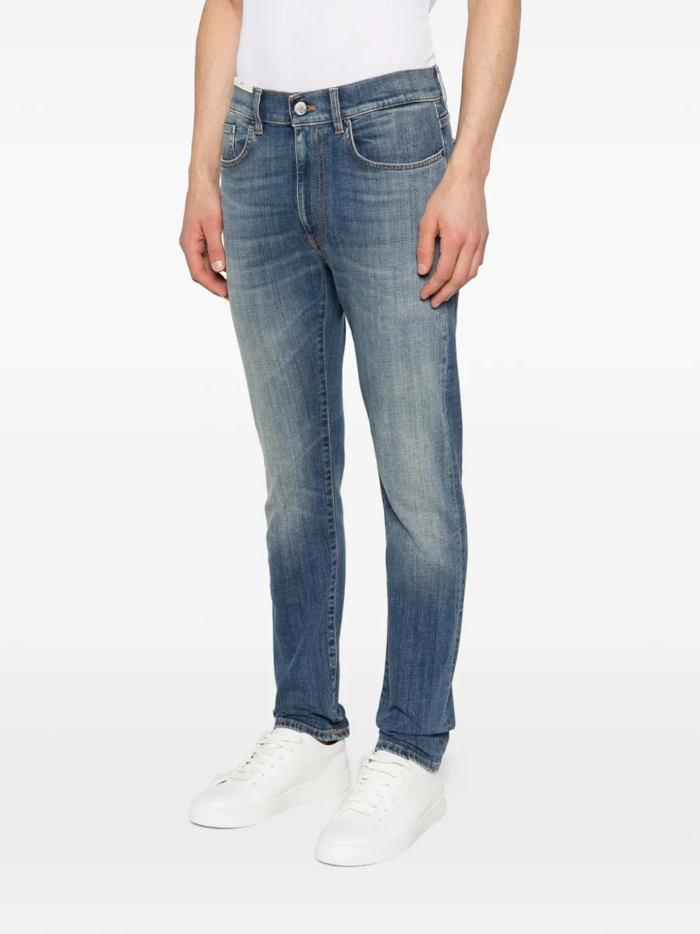  Pt Torino Faded Jeans - Blue 