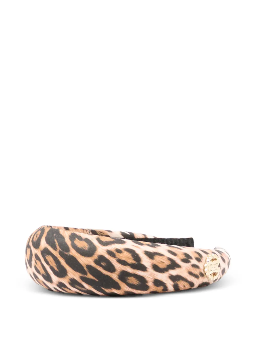 Roberto Cavalli Junior Hoofdband met luipaardprint Beige