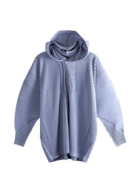 Homme Plissé Issey Miyake hooded pleated jacket