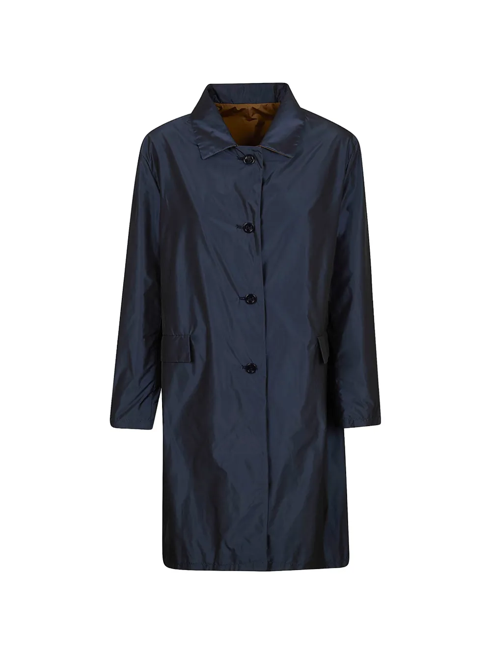 Herno button-fastening coat - Blu