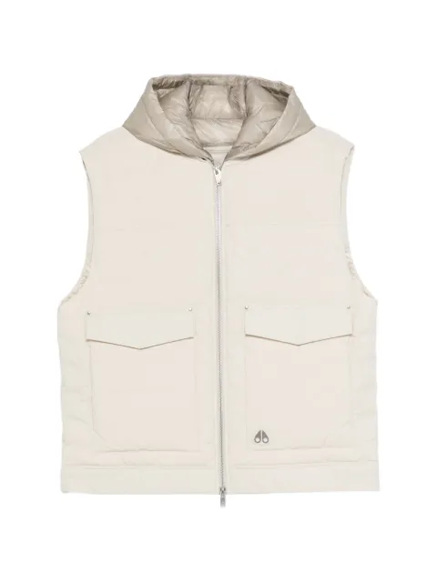 Moose Knuckles logo-appliqué gilet