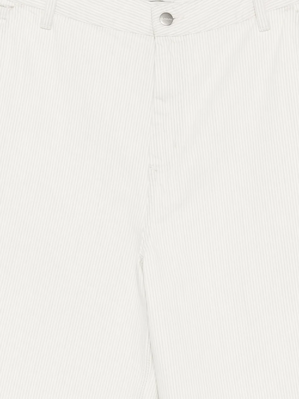 Carhartt WIP Katoenen gestreepte shorts Beige