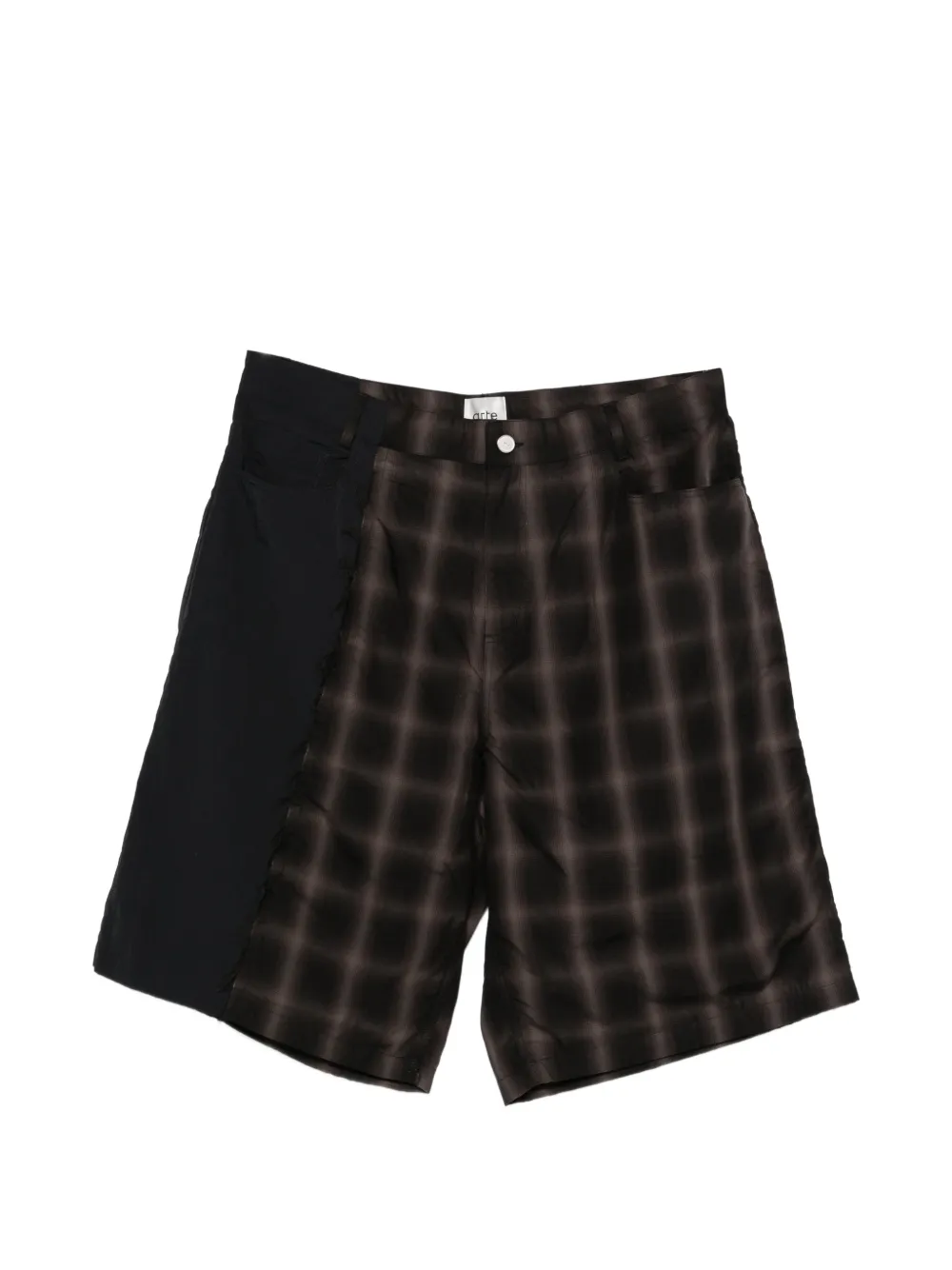 Arte Antwerp plaided shorts - Marrone