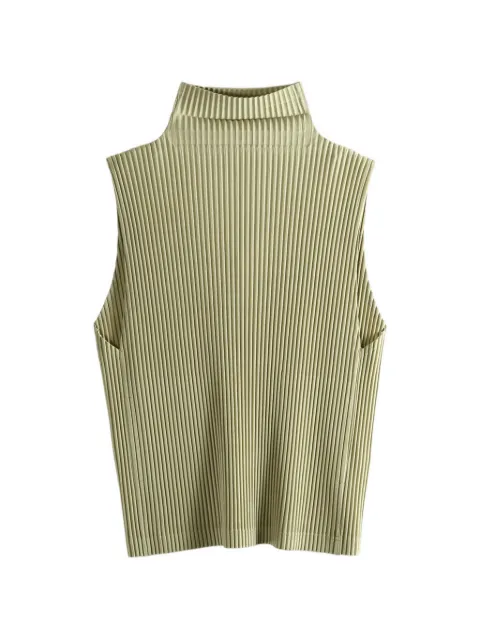 Homme Plissé Issey Miyake pleated roll-neck vest