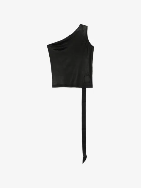 Rick Owens DRKSHDW one-shoulder top