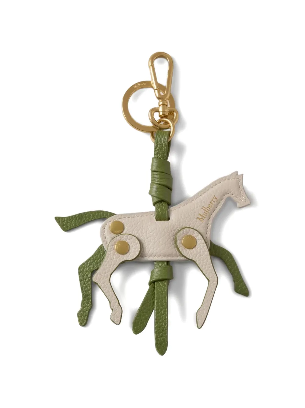 Mulberry Chalk Horse charm keyring - Nude
