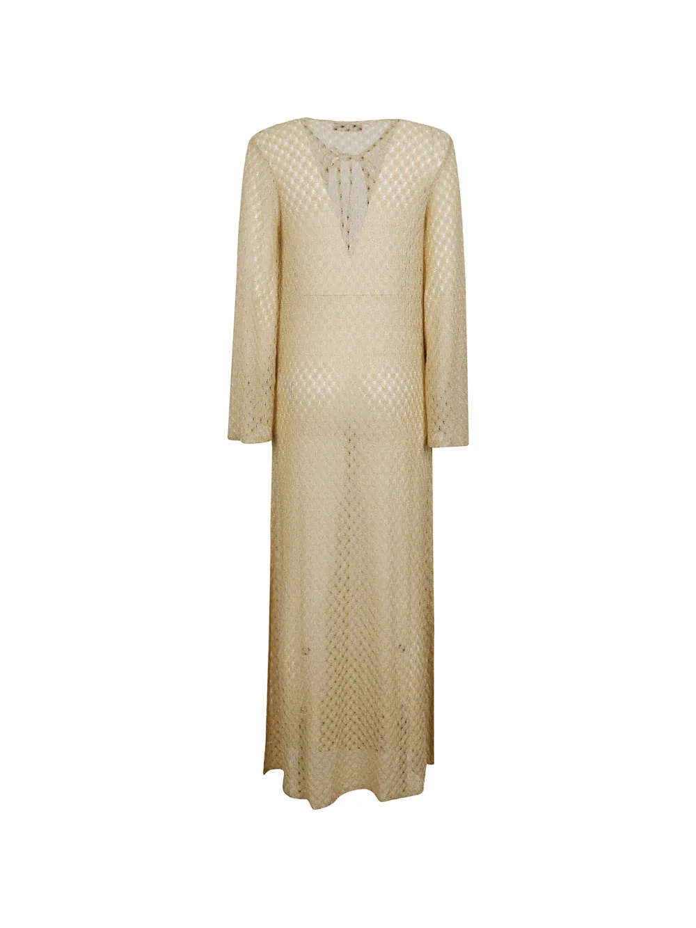  Missoni V-neck Maxi Dress - Neutrals 