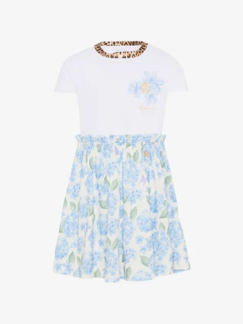 Roberto Cavalli Junior floral-print dress