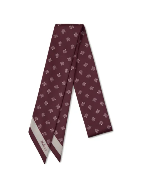 Mulberry Mulberry Tree patterned scarf