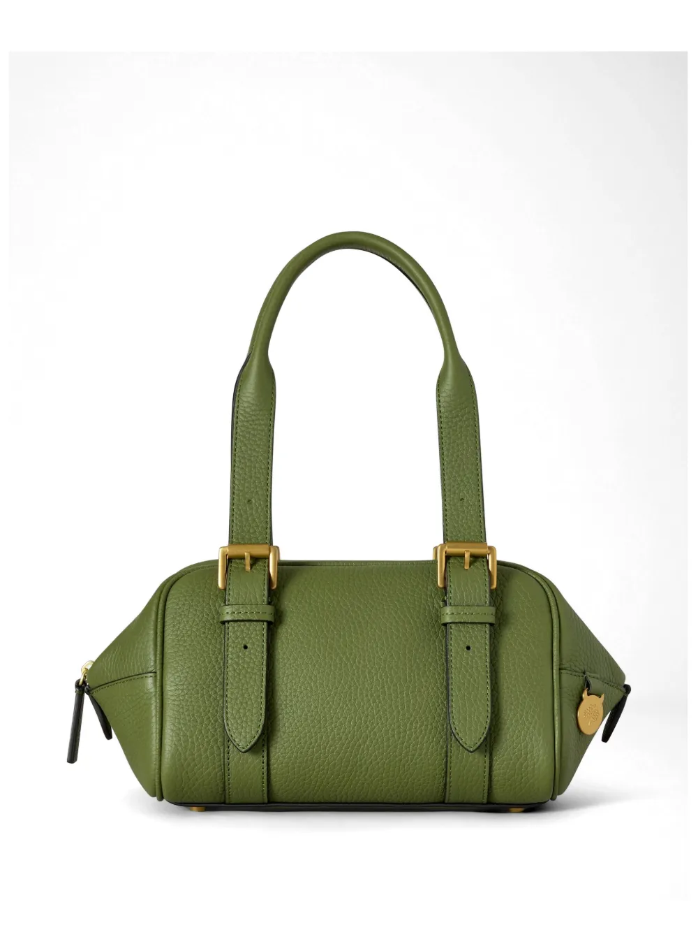 Mulberry small Boston buckle-detail shoulder bag - Verde