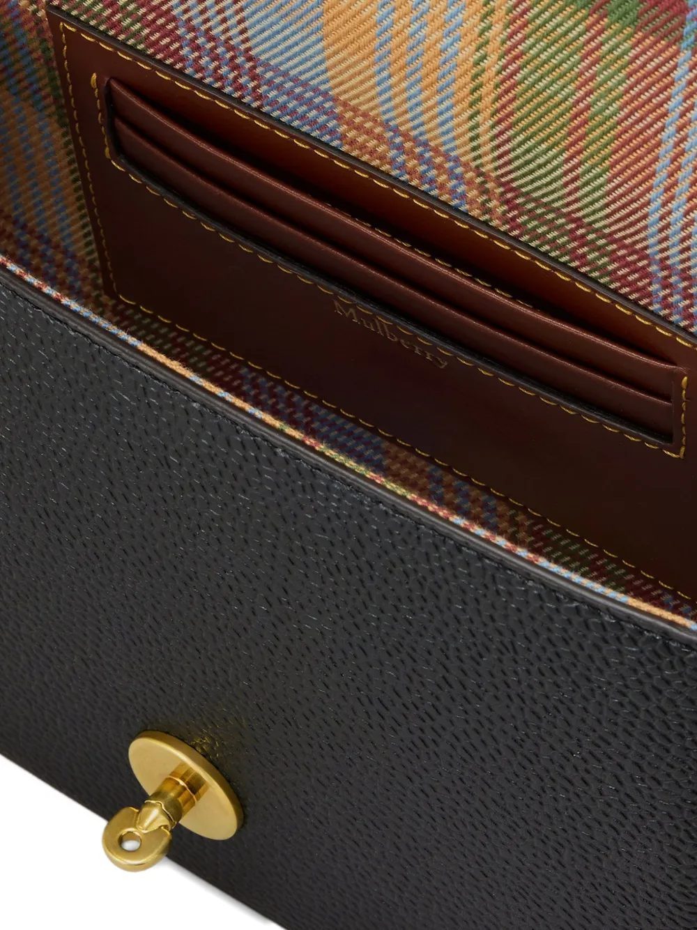 Mulberry Darley kleine leren boekentas Zwart