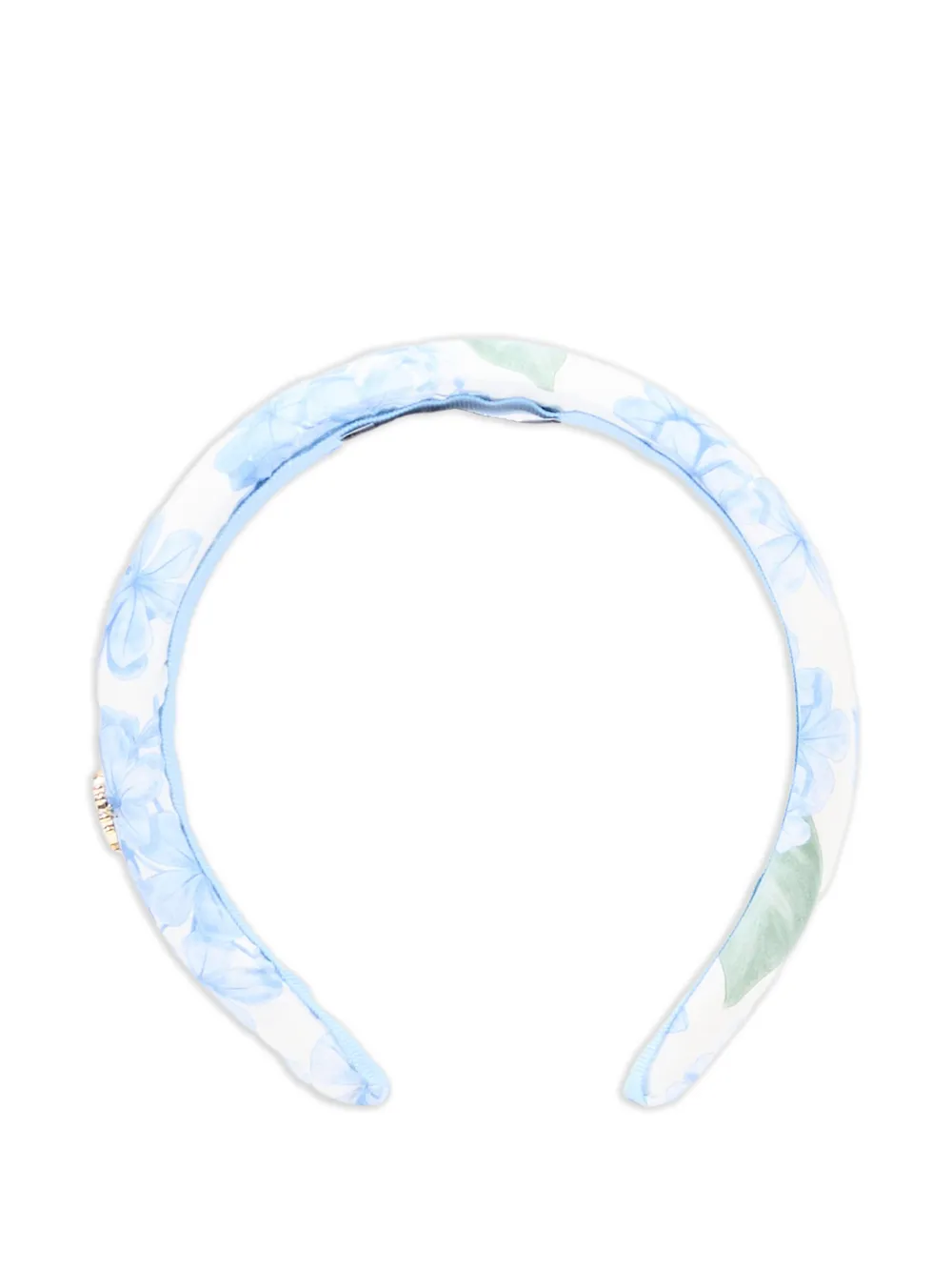 Roberto Cavalli Junior floral appliqué headband - Bianco