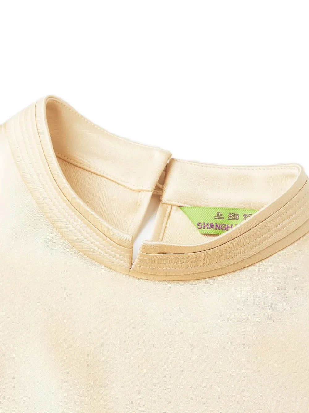  Shanghai Tang Ruched-detail Blouse - Neutrals 