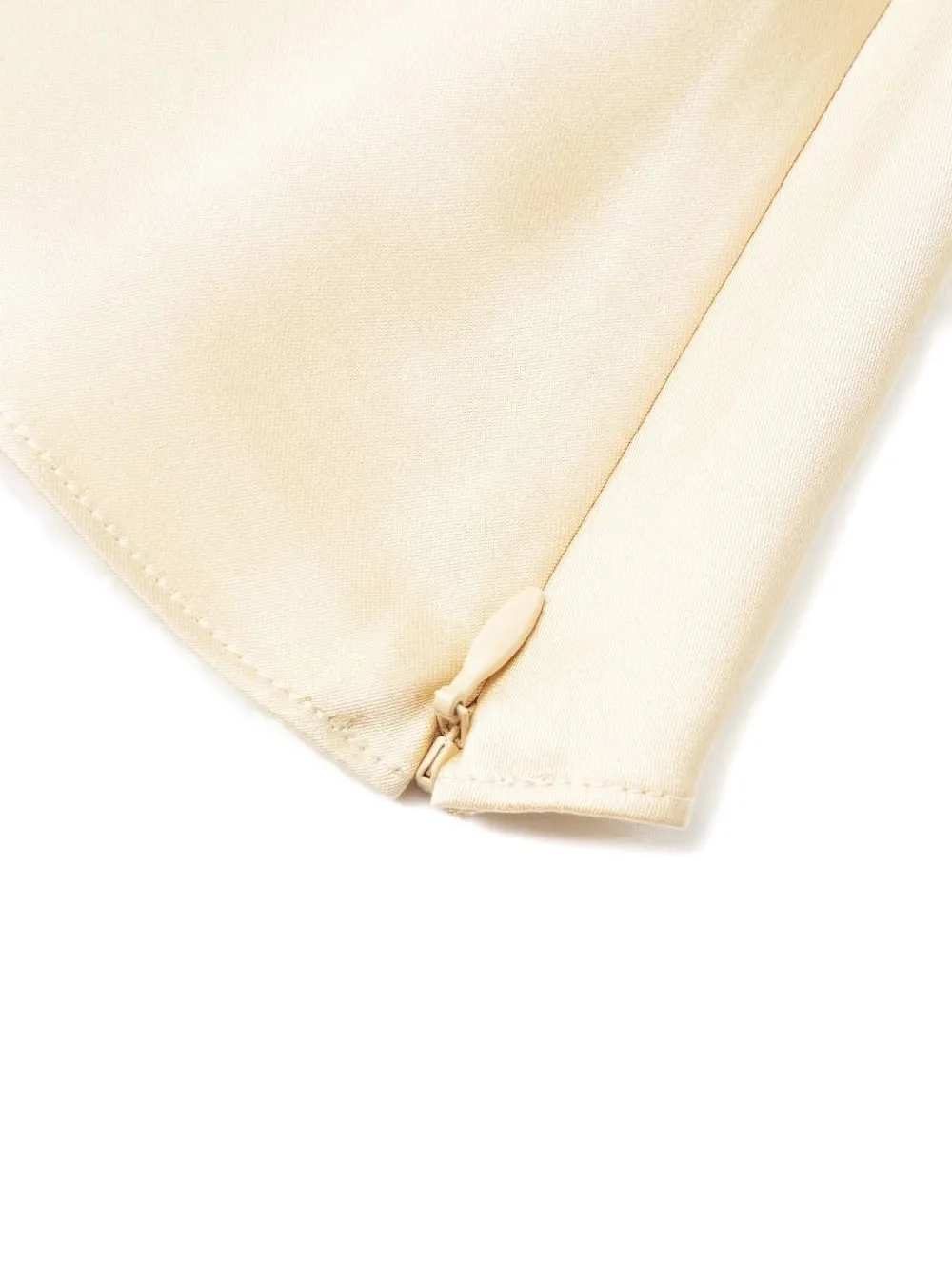 Shanghai Tang Blouse met ruches Beige