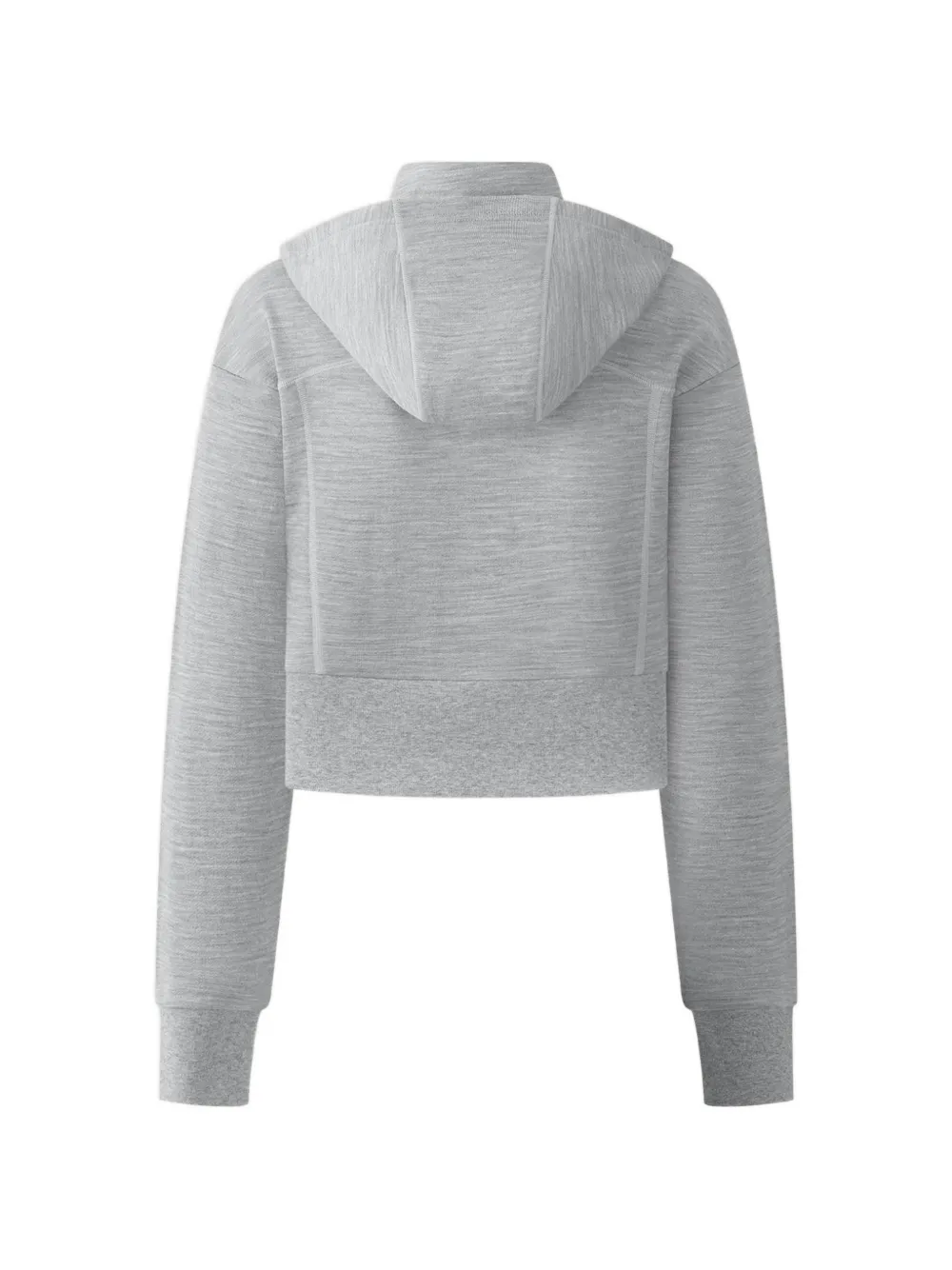 Shanghai Tang Hoodie met logodetail Grijs