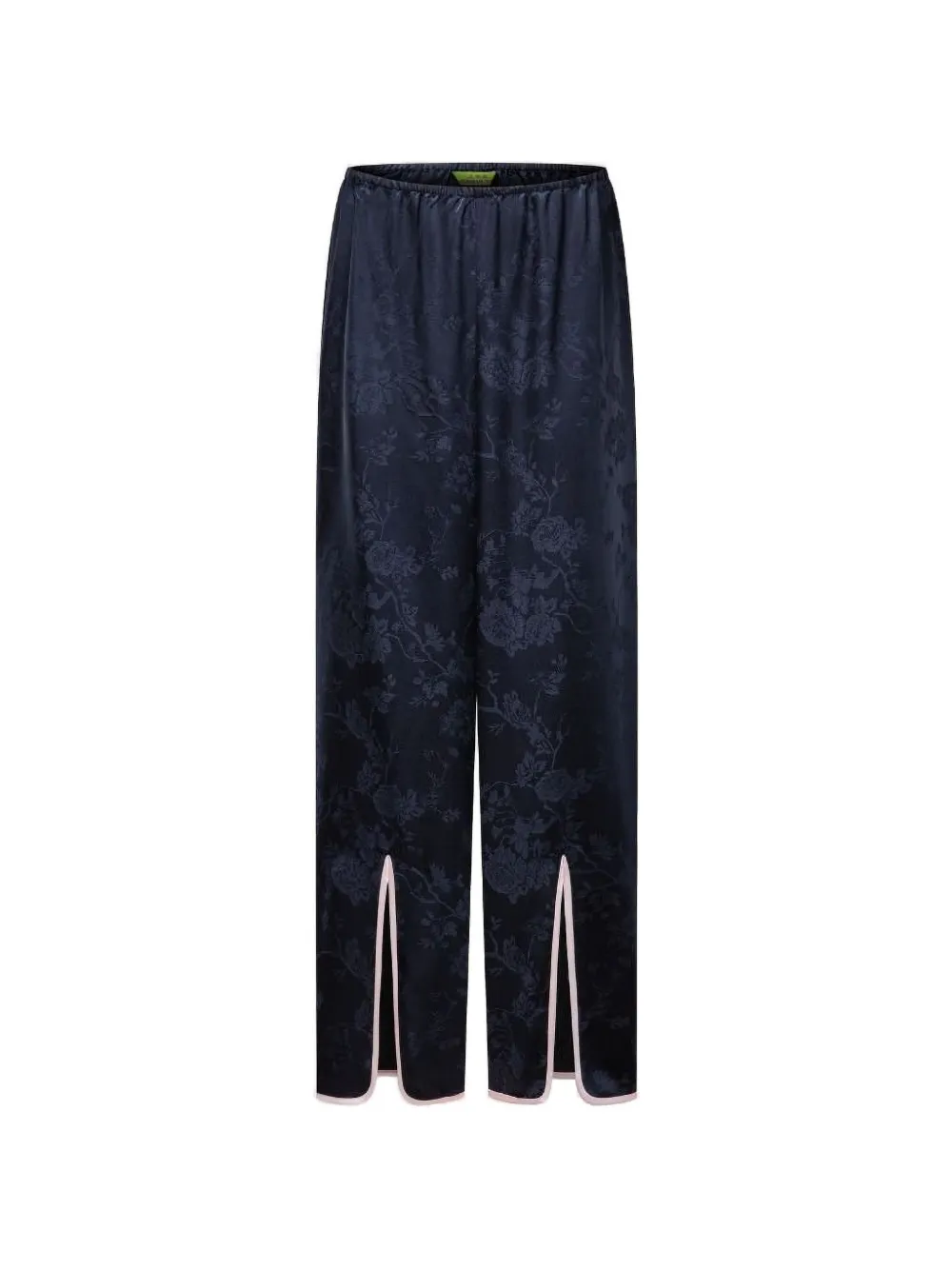  Shanghai Tang Floral Slit Pyjama Set - Blue 