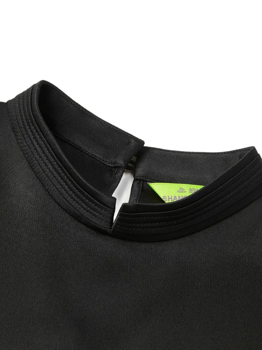  Shanghai Tang Ruched-detail Blouse - Black 