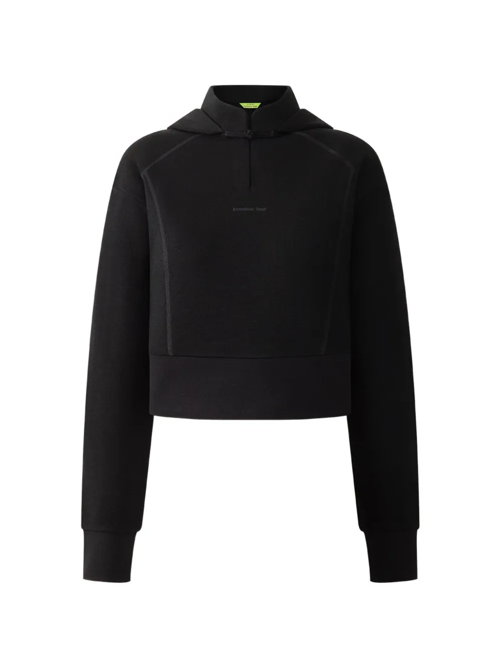 Shanghai Tang logo-detail hoodie - Nero