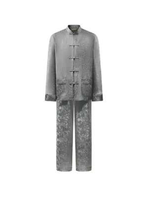 新品Shanghai Tang(シャンハイタン)マルベリーシルク100%ランナー 上海灘 Shanghai Tang シルク100 総柄シャツ シャンハイタン - メルカリ