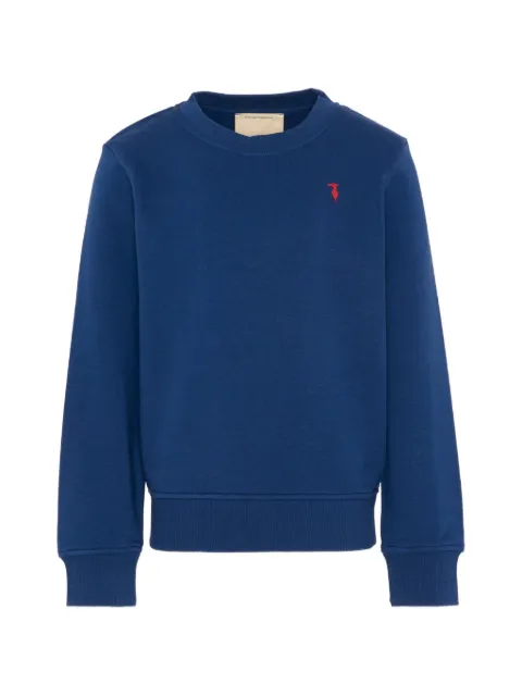 TRUSSARDI JUNIOR logo crew-neck sweatshirt