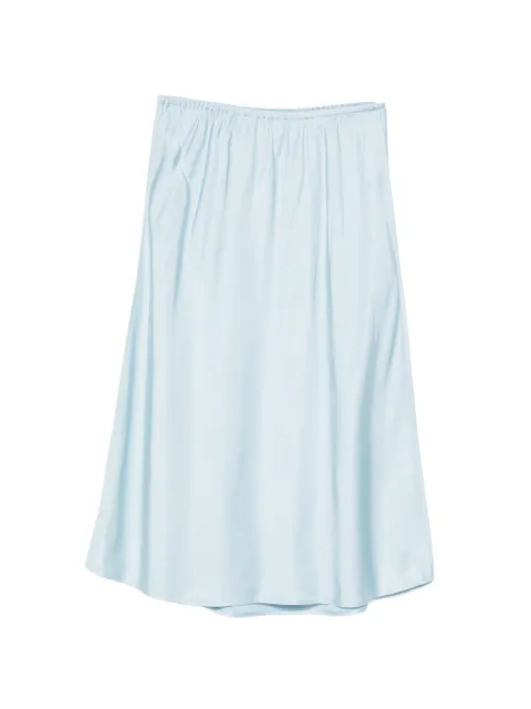 Vince elasticated-waistband midi skirt
