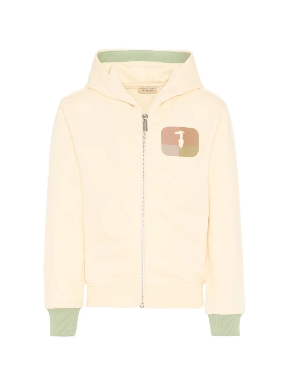 TRUSSARDI JUNIOR zip hoodie - Toni neutri