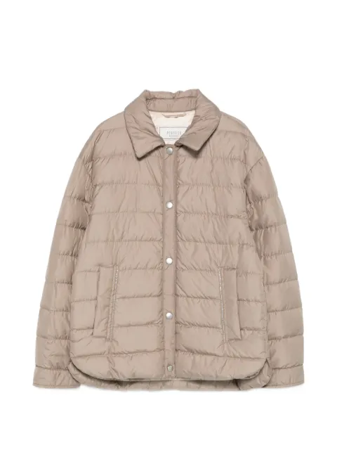 Peserico chamarra capitonada con botones de presión