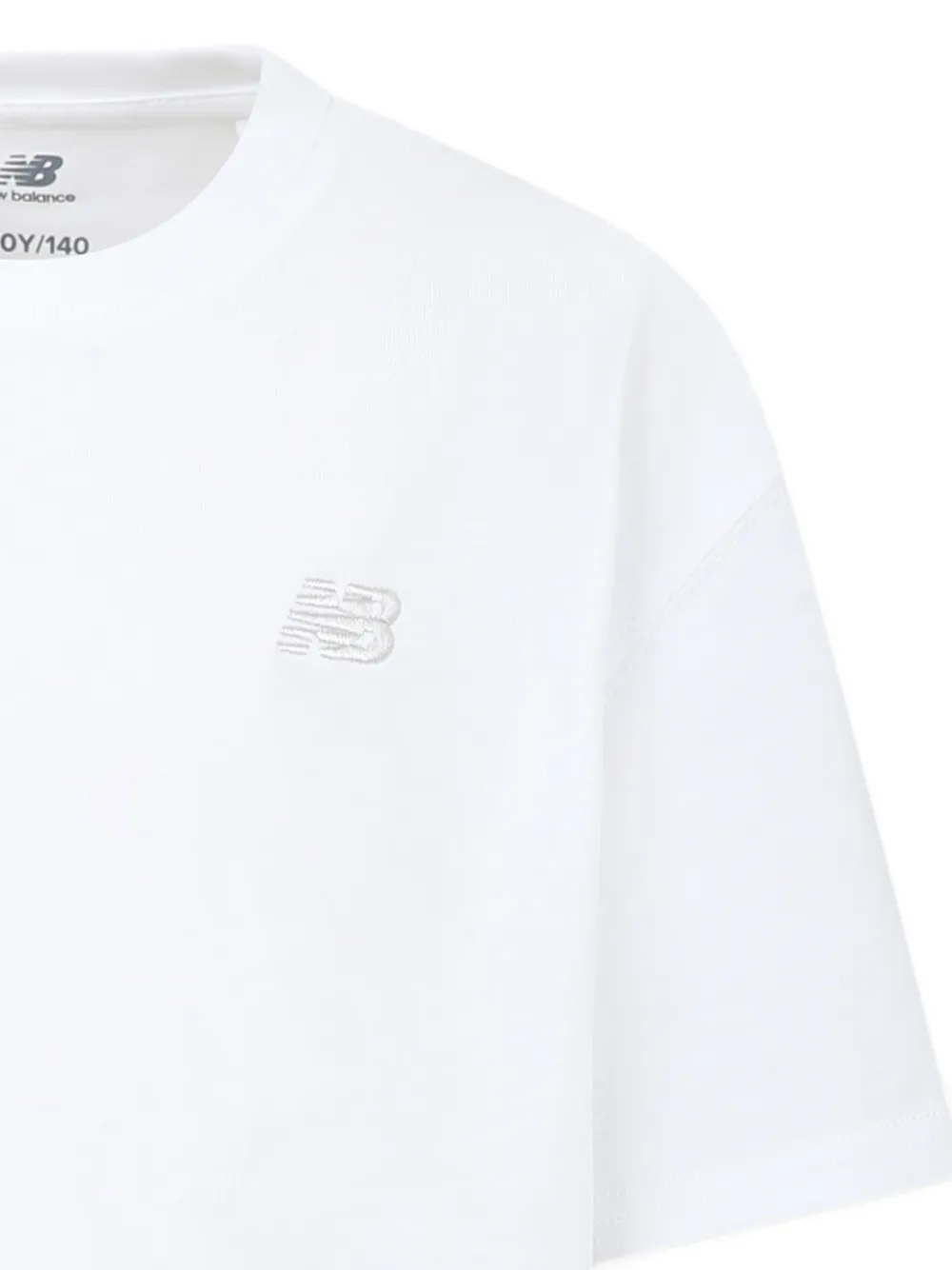 New Balance Kids T-shirt met logo Wit