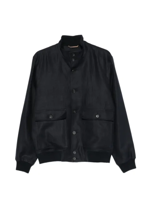 Peserico button flap-pocket jacket