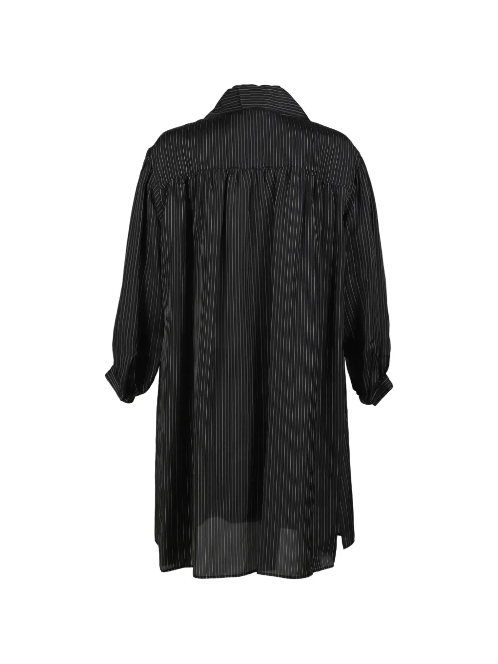 Yohji Yamamoto Gestreept overhemd Zwart