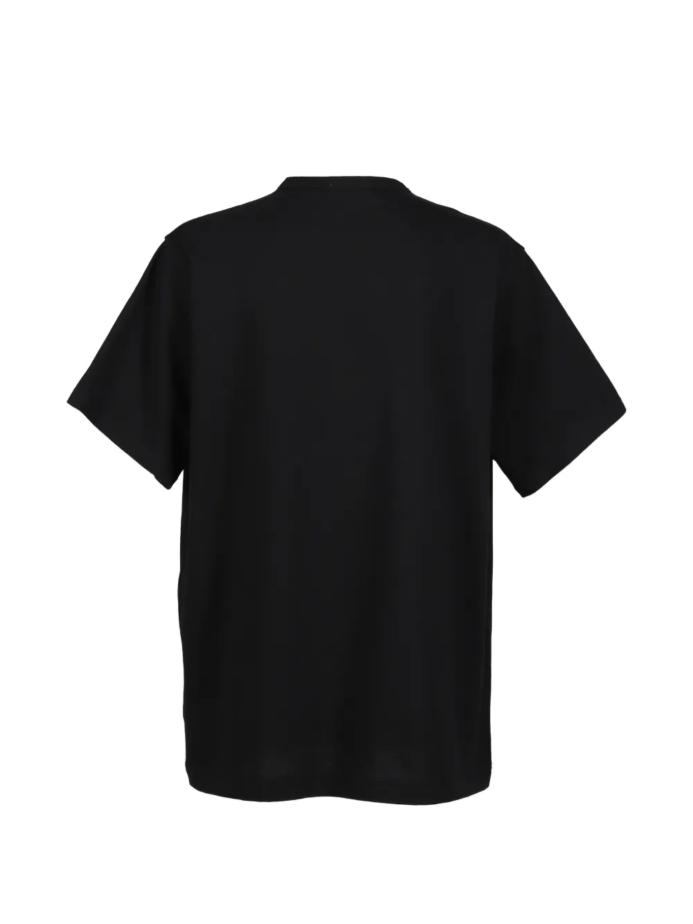 Yohji Yamamoto T-shirt met grafische print Zwart