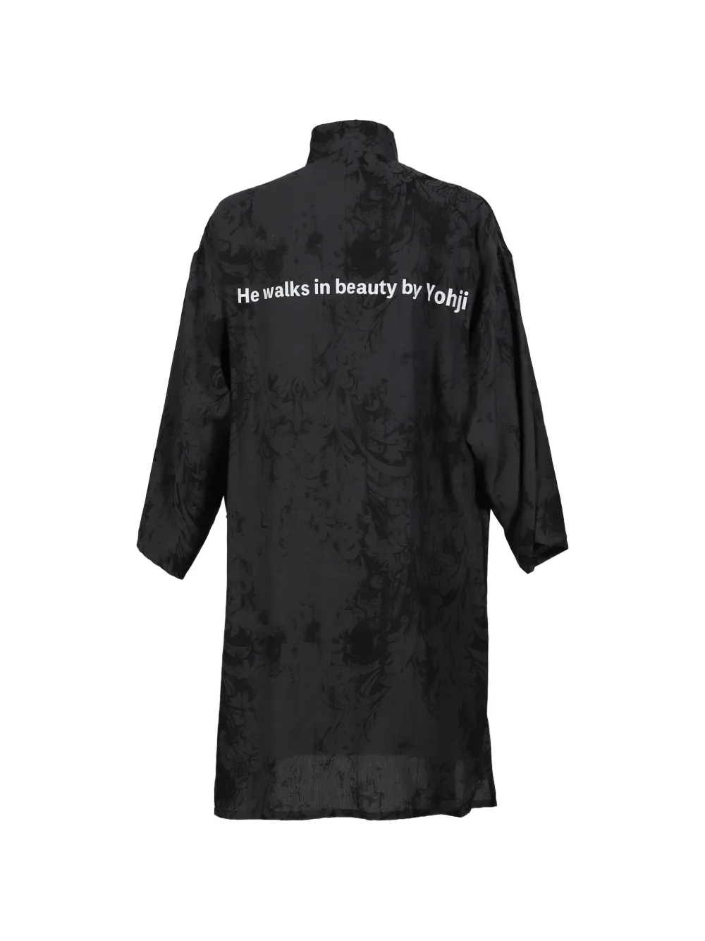 Yohji Yamamoto Jas met knopen Zwart