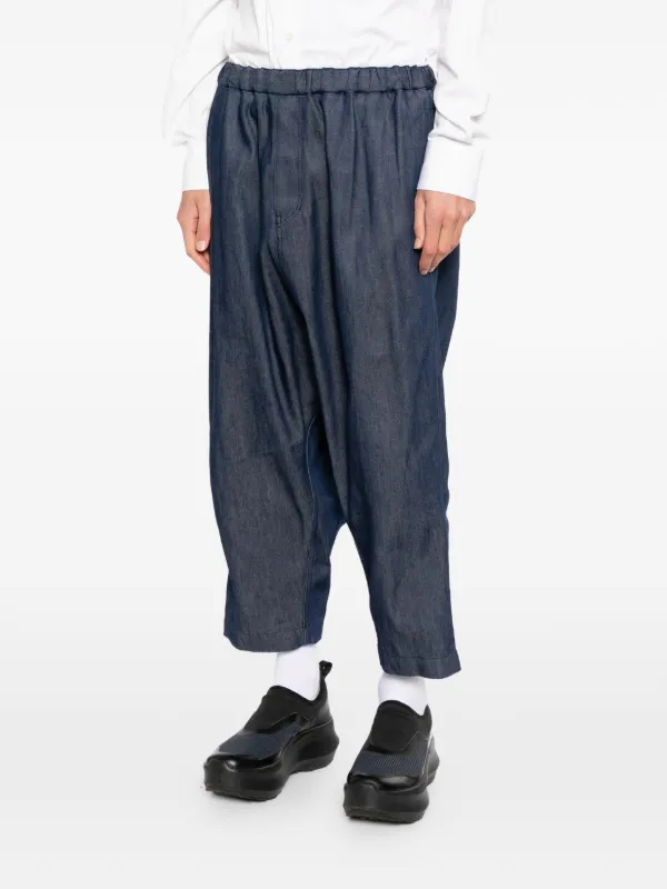 COMME des GARÇONS サルエルパンツ S ブルー Black Comme Des Garçons サルエルパンツ | ブルー | FARFETCH JP