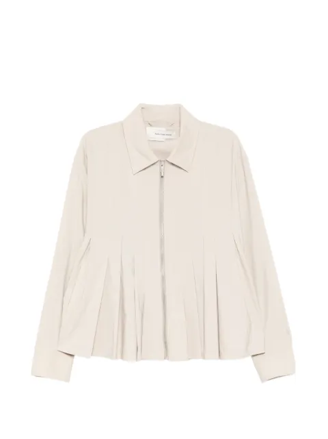 Feng Chen Wang pleated zipped jacket
