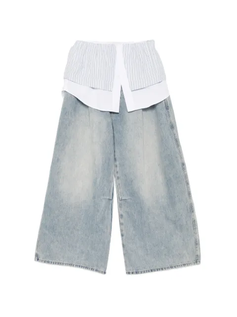 Feng Chen Wang deconstructed jeans