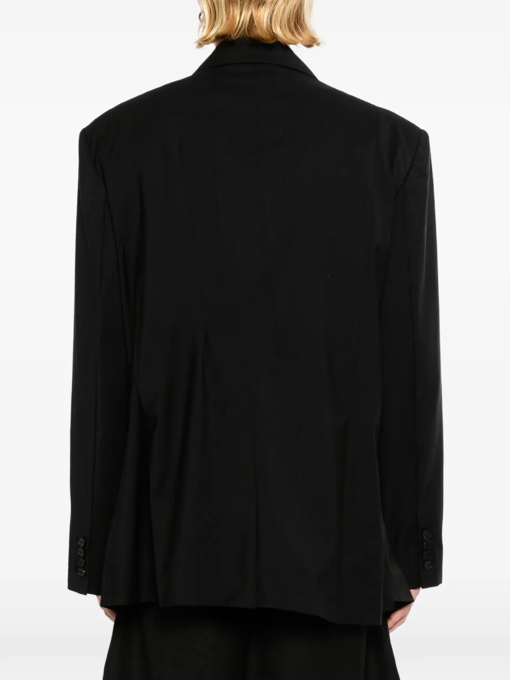 Feng Chen Wang Wollen blazer Zwart