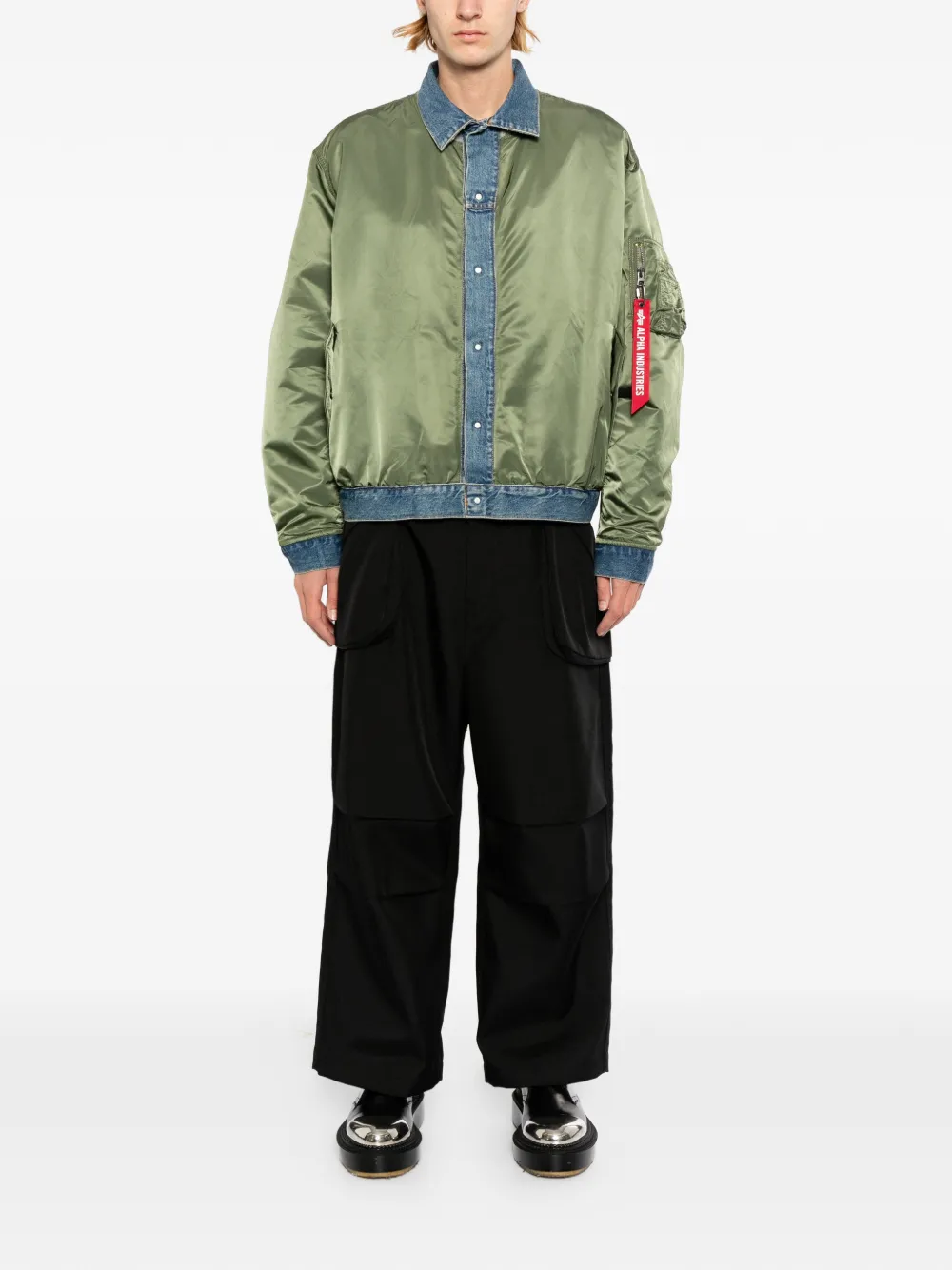 Junya Watanabe MAN x Alpha Industries MA-1 bomberjack Groen